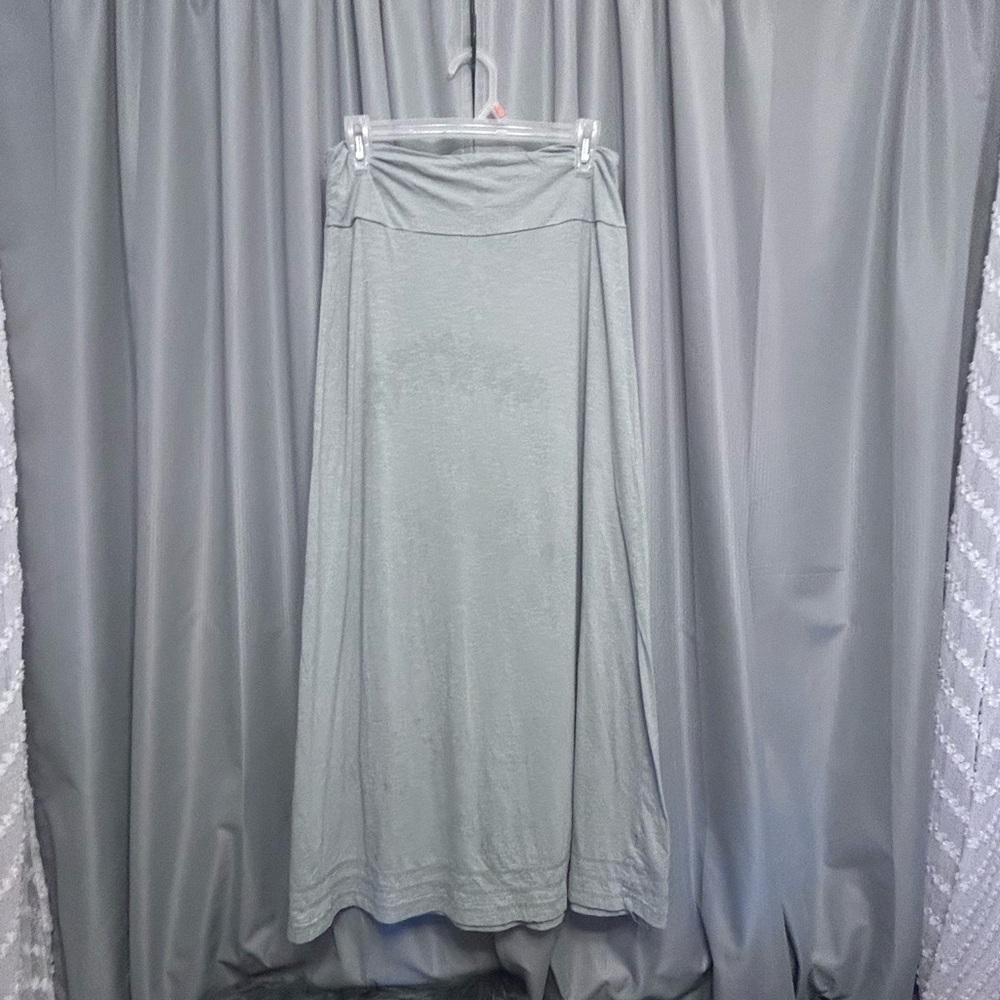 Horny Toad Toad&Co Chakalaka Pull-On Maxi Skirt  blue grey S tag crack